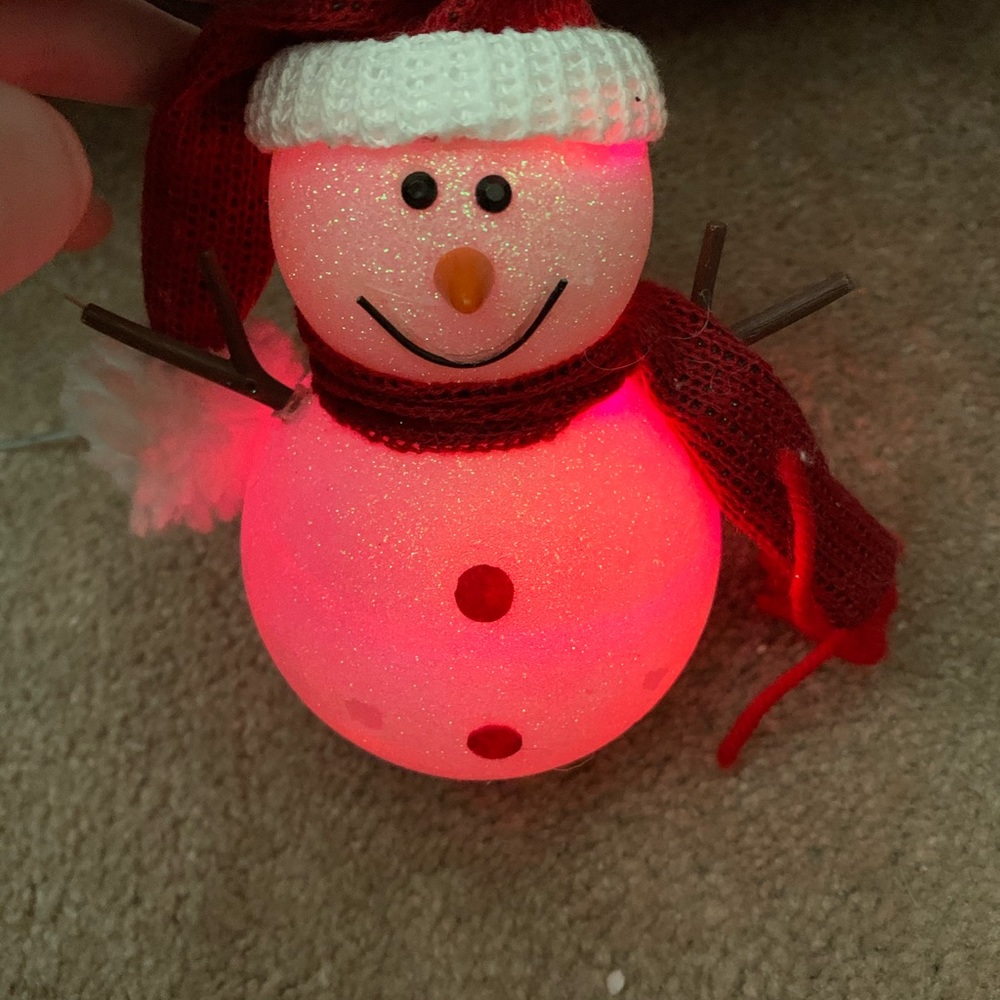 Color-Changing Snowman USB Plug-In Decor - Picture 5 of 5